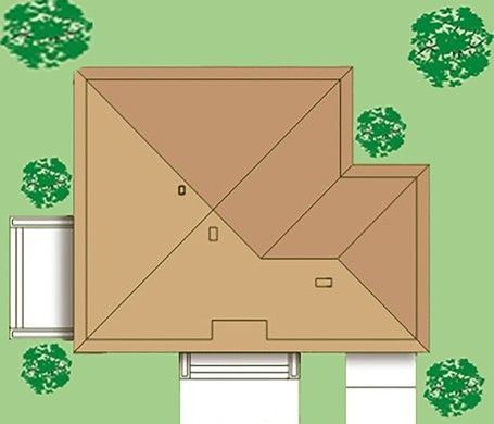 Одноэтажный симпатичный дом с четырьмя личными комнатами